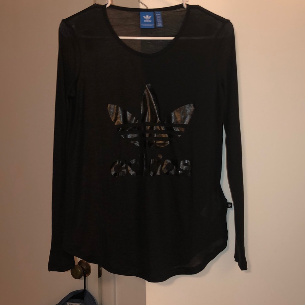 Sheer Adidas long sleeve tee
